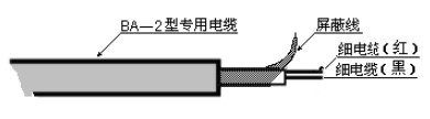 硫酸超聲波液位計(jì)電纜線(xiàn)說(shuō)明圖